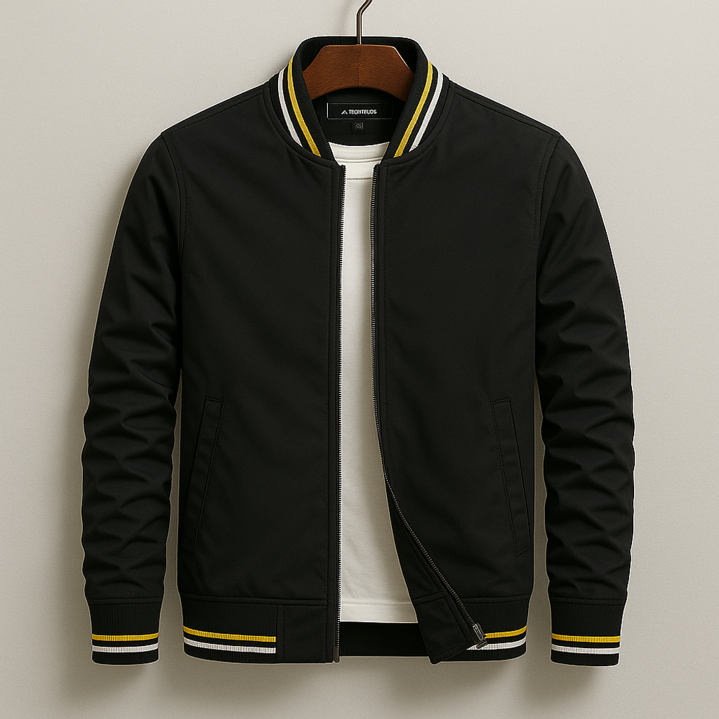 LAURENT MONACO | VESTE BOMBER D'ÉTÉ AVEC RAYURES