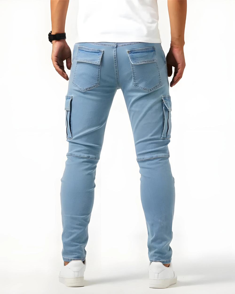 Elouan™ | Pantalon cargo stretch homme