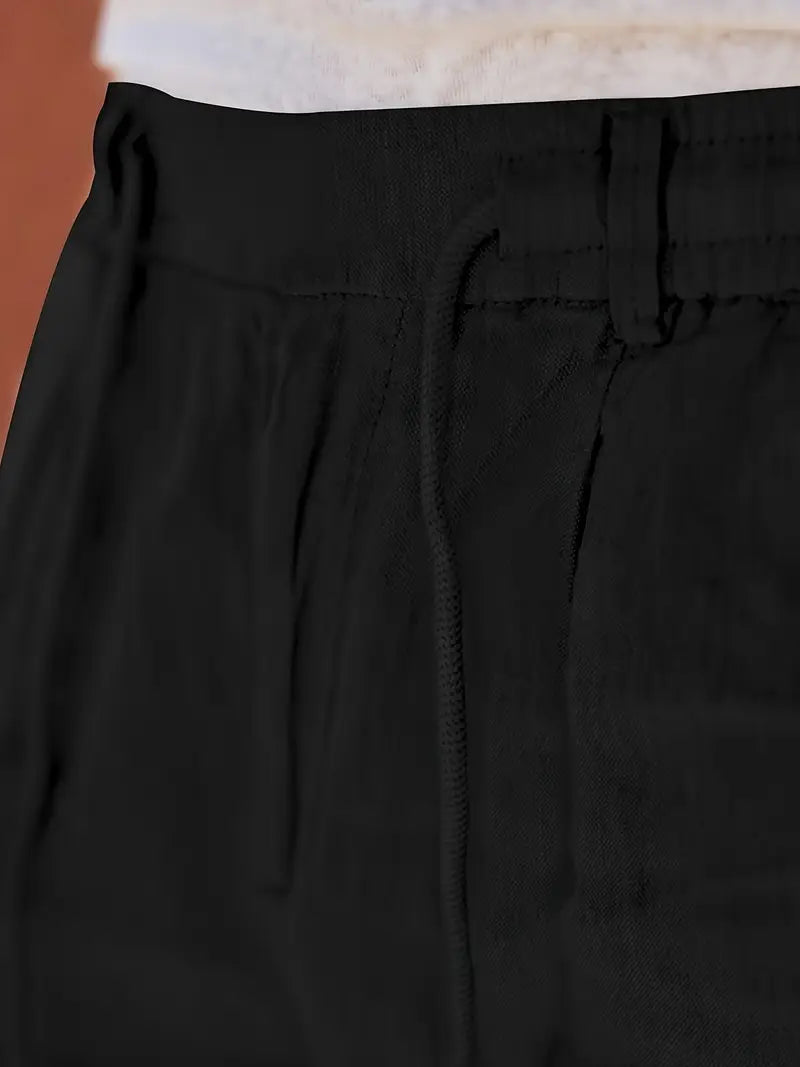 MANSSINO™ | Men's Linen Drawstring Tapered Trousers