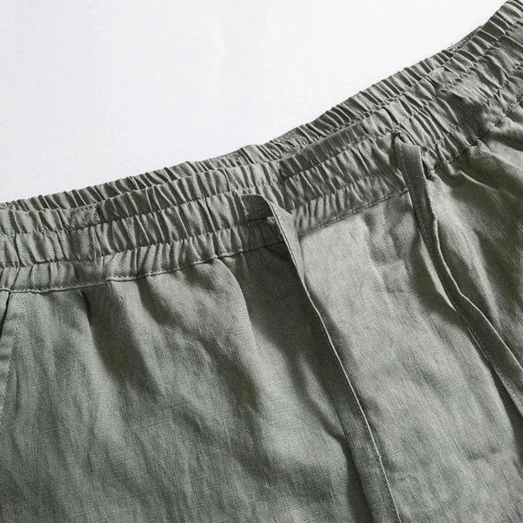 MONVIEL | Simple Lines Linen trousers