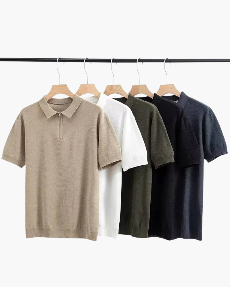 Éric™ | Polo zippé respirant