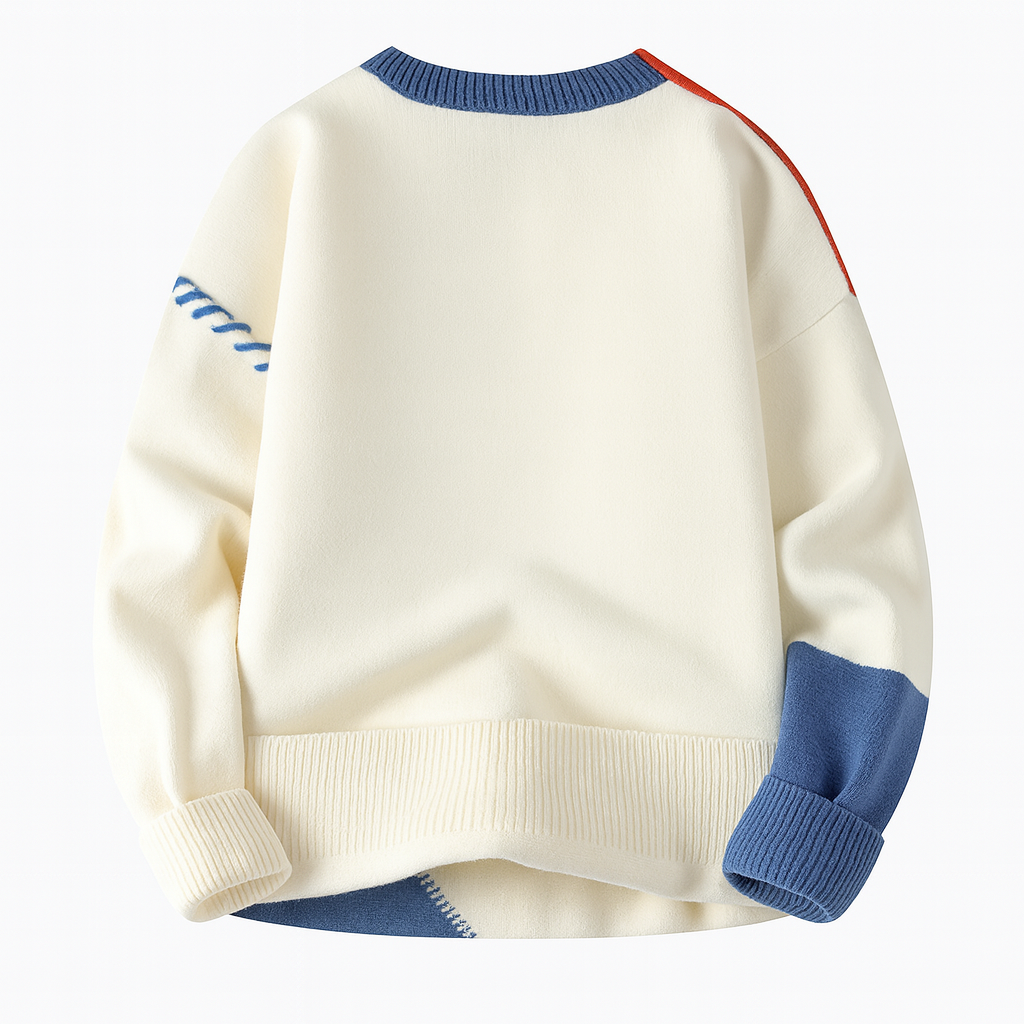 LAURENT MONACO | PULL PATCHWORK POUR HOMME