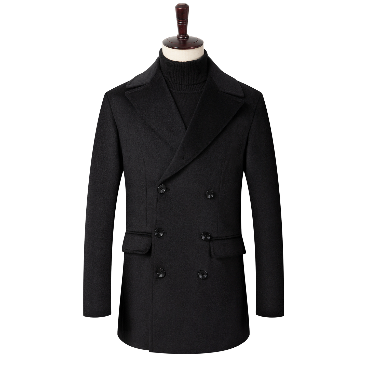 MONVIEL | Signature coat with red lining