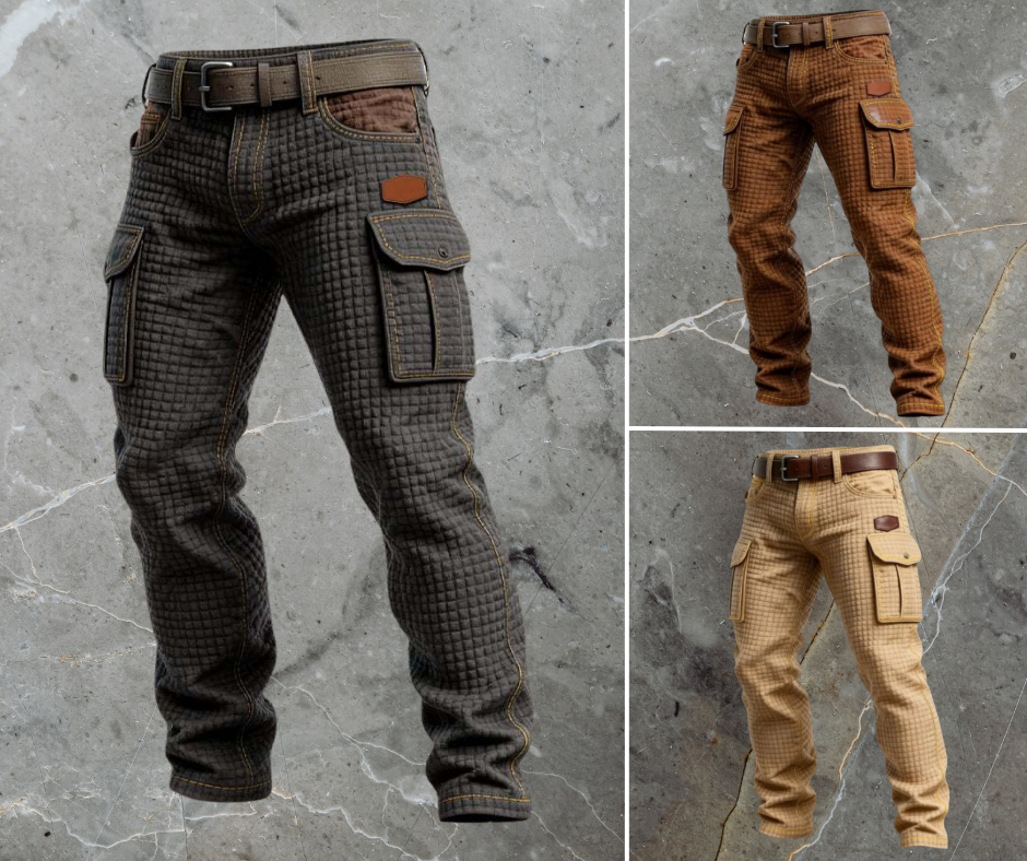 MONVIEL | Mens Reinforced Cargo Trousers