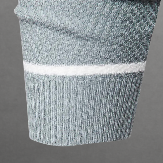 MANSSINO™ | Men's Horizontal Stripe Crew Neck Pullover