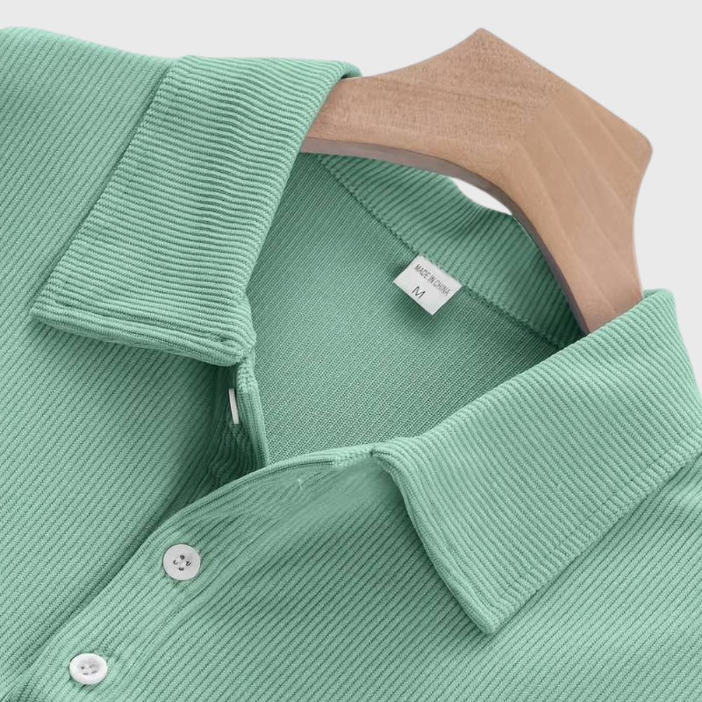 MONVIEL | Long-Sleeve Corduroy Shirt