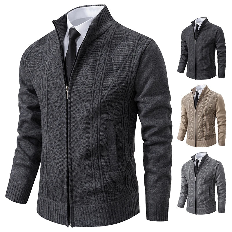 MANSSINO™ | Men's Wool Blend Full-Zip Gilet
