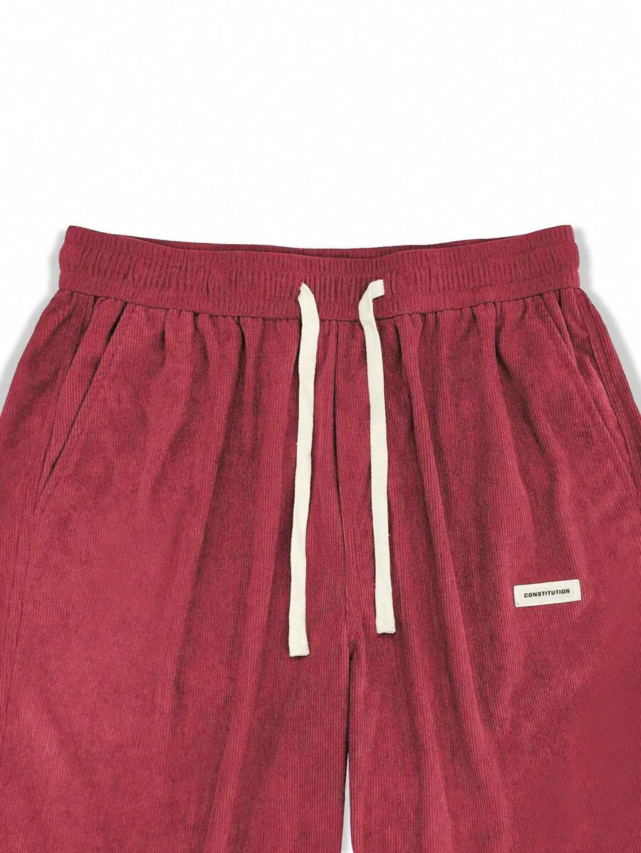 MONVIEL™ | Men's Wide-Leg Corduroy Drawstring Trousers