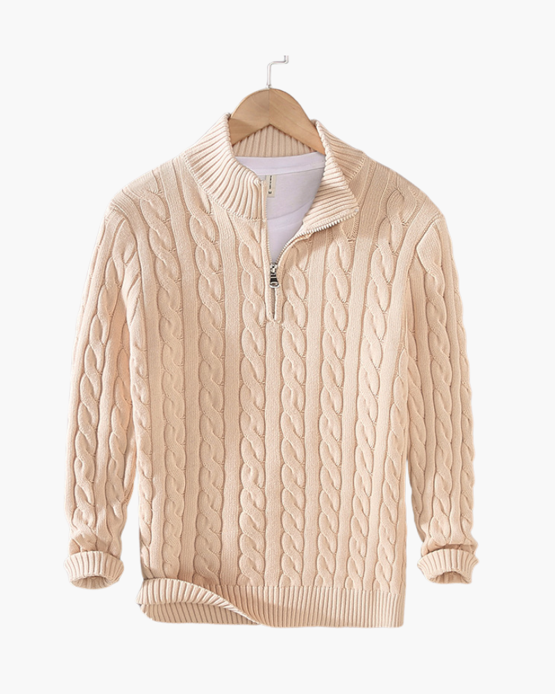MONVIEL | COTTON HALF ZIP