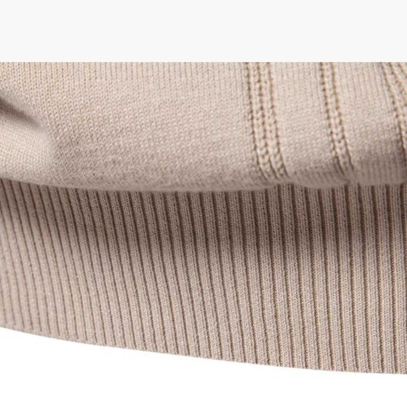 MANSSINO™ | Men's Fine Stripe Winter Knit Pullover