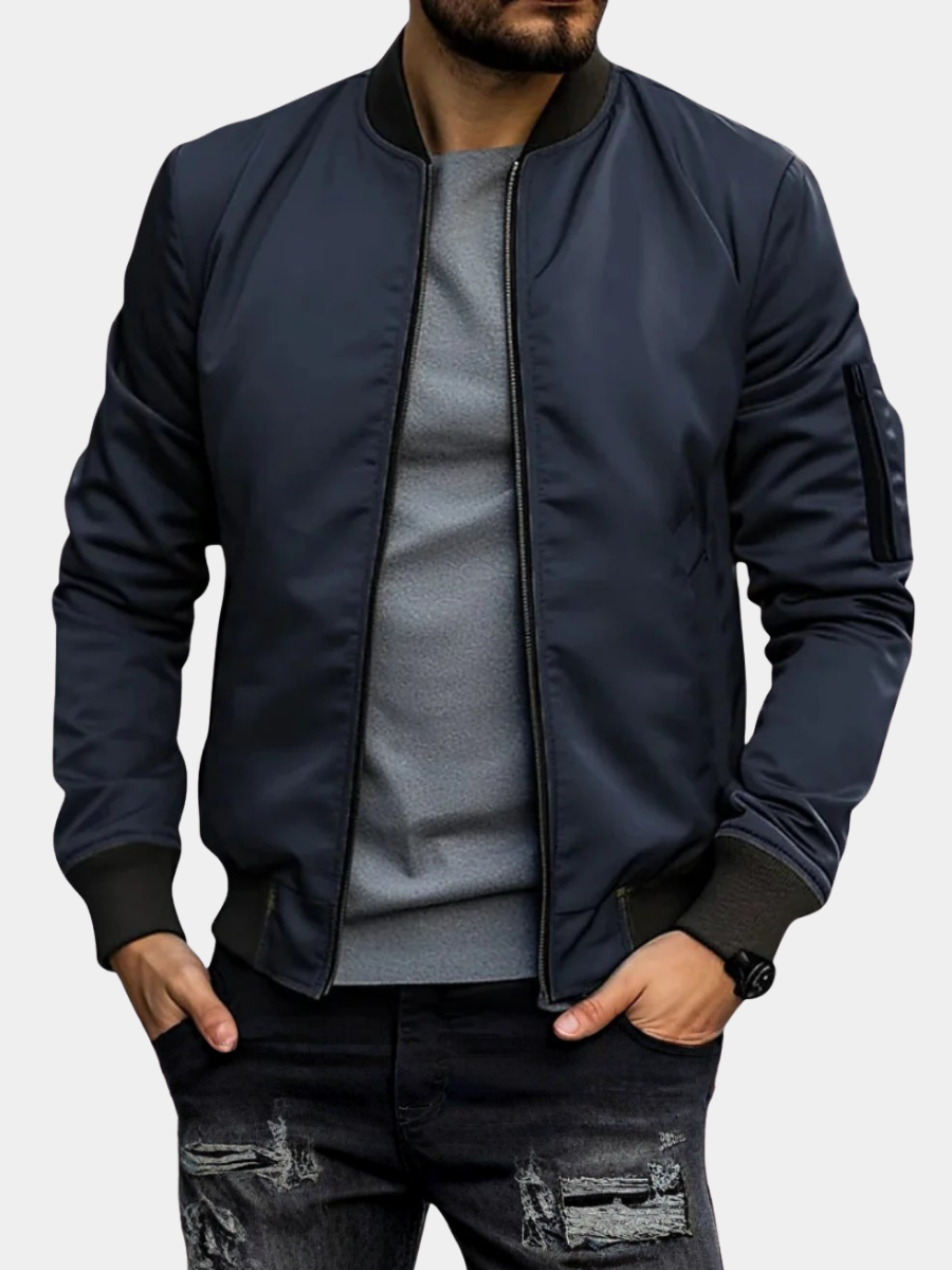 MANSSINO™ | Classic Zip Bomber Jacket