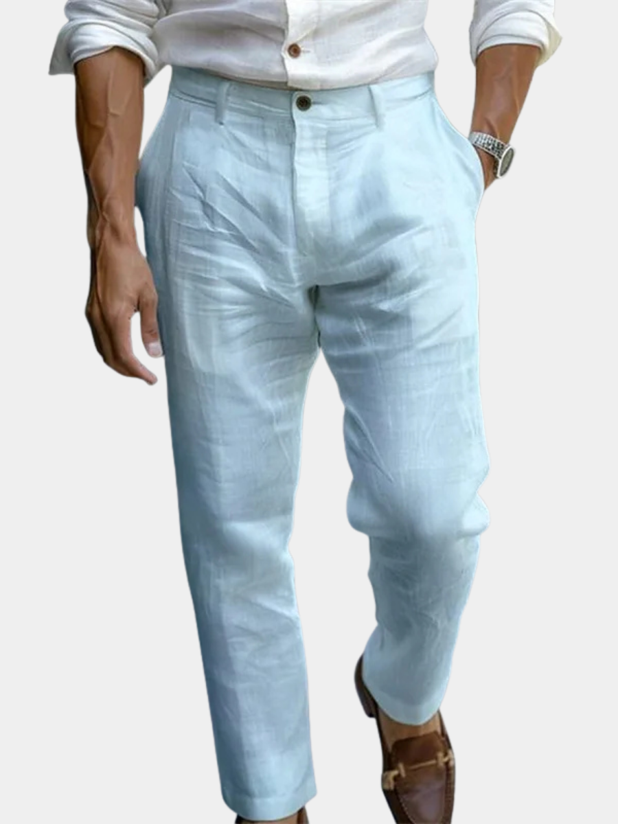 MANSSINO™ | Men's Ankle-Length Linen Trousers