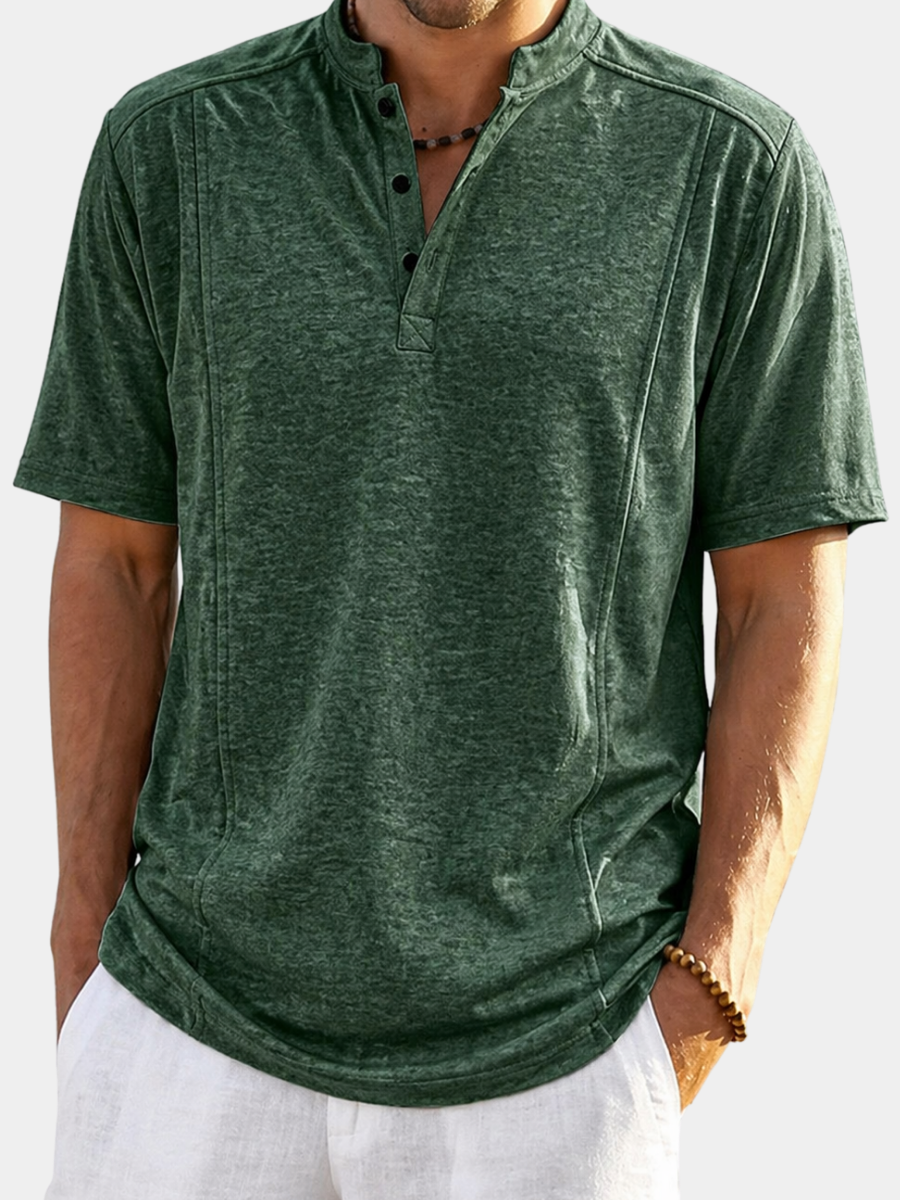 MONVIEL™ | Men's Relaxed Button-Up Shirt