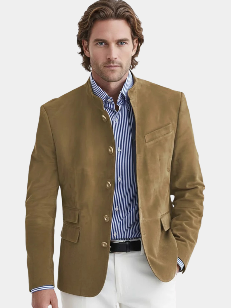 MANSSINO™ | Suede-Effect Blazer