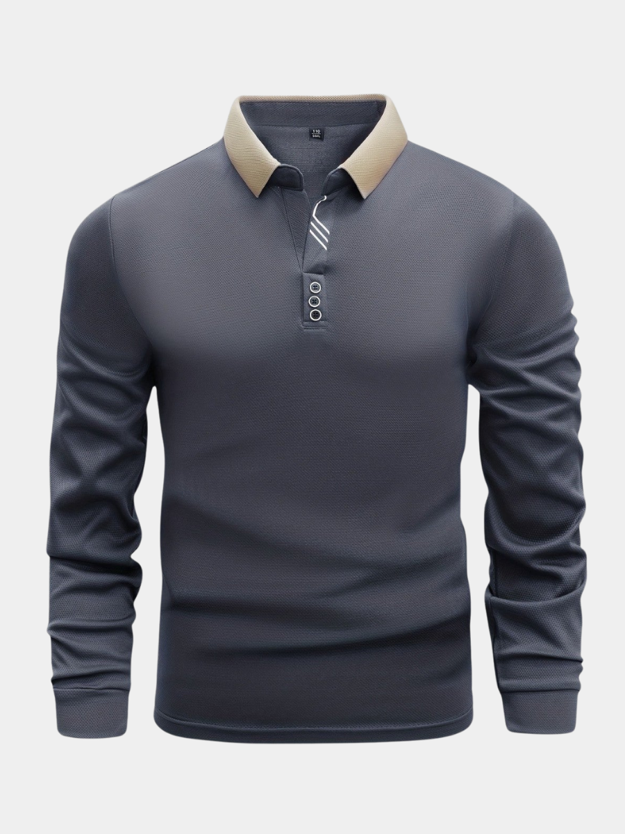 MONVIEL™ | Year-Round Long Sleeve Polo