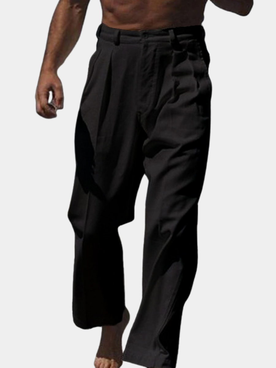 MANSSINO™ | Men's Wide Linen Trousers