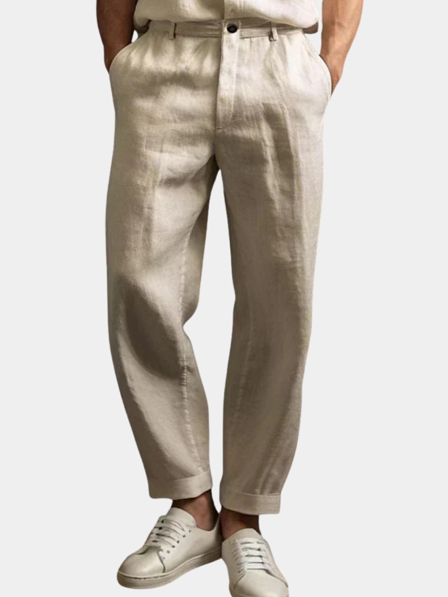 MANSSINO™ | Men's Straight-Leg Linen Summer Trousers