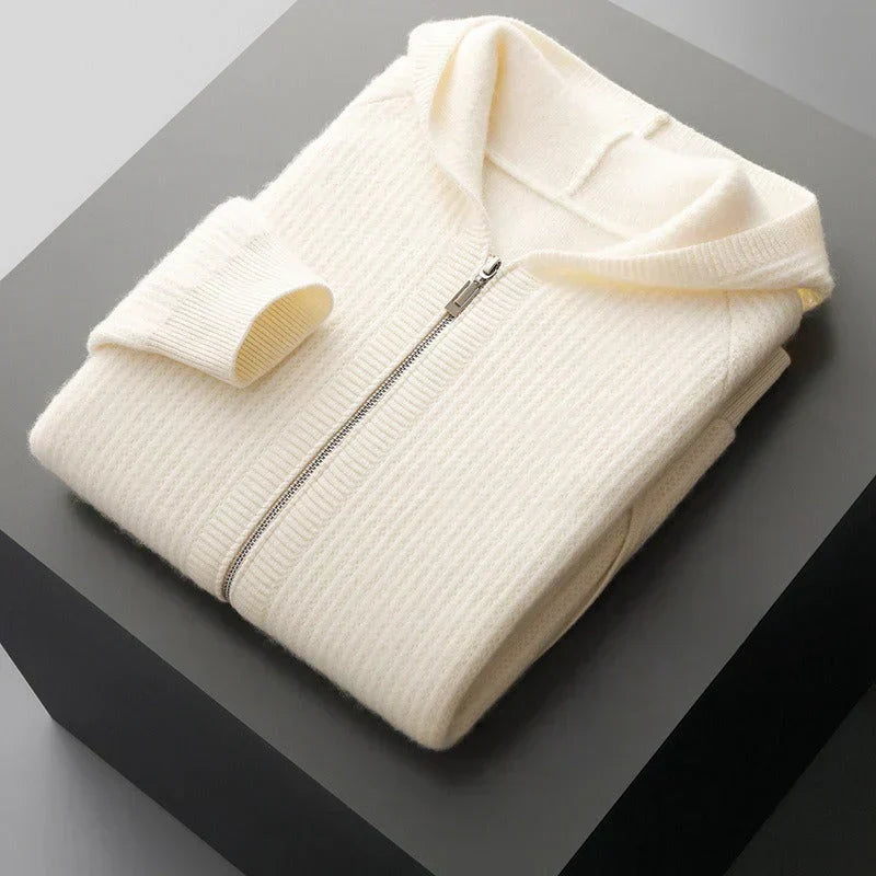 Hervé™ | Gilet hoodie zippé