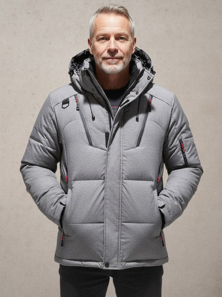 LAURENT MONACO | VESTE D'HIVER SOLIDE POUR HOMME