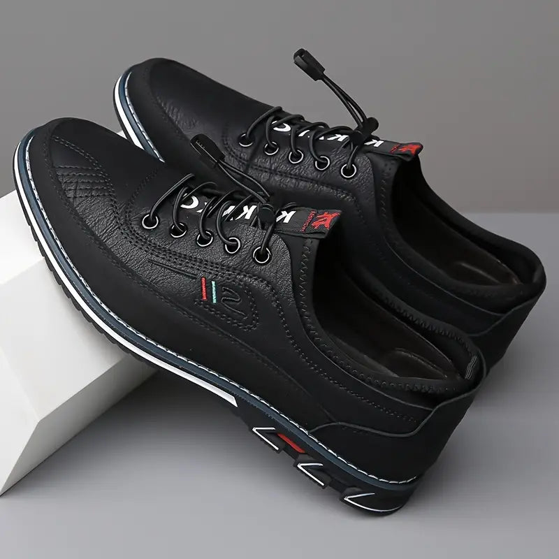 MONVIEL™ | Leather Lace-Up Casual Shoe