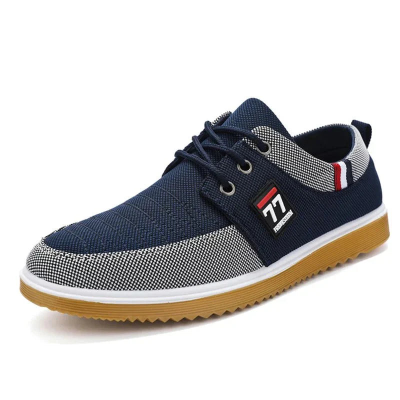 MANSSINO™ | Men's Canvas Lace-Up Deck Shoe