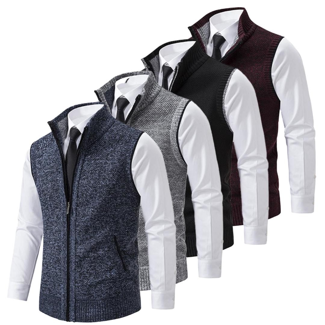 LAURENT MONACO | GILET EN MAILLE CLASSIQUE