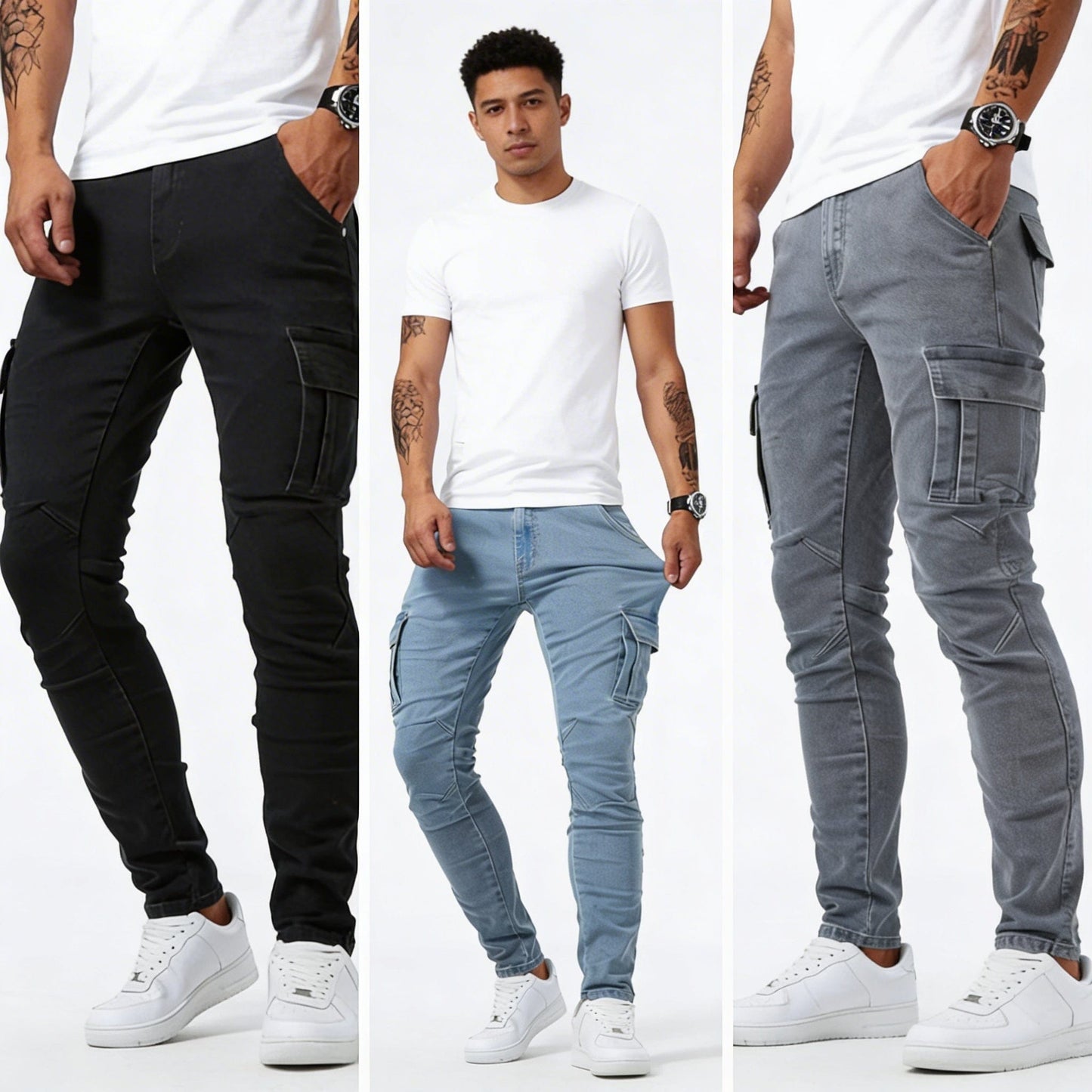 MANSSINO™ | Men's Stretch Denim Cargo