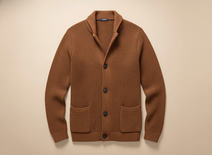 MANSSINO™ | Men's Wool-Cotton Knit Button Cardigan