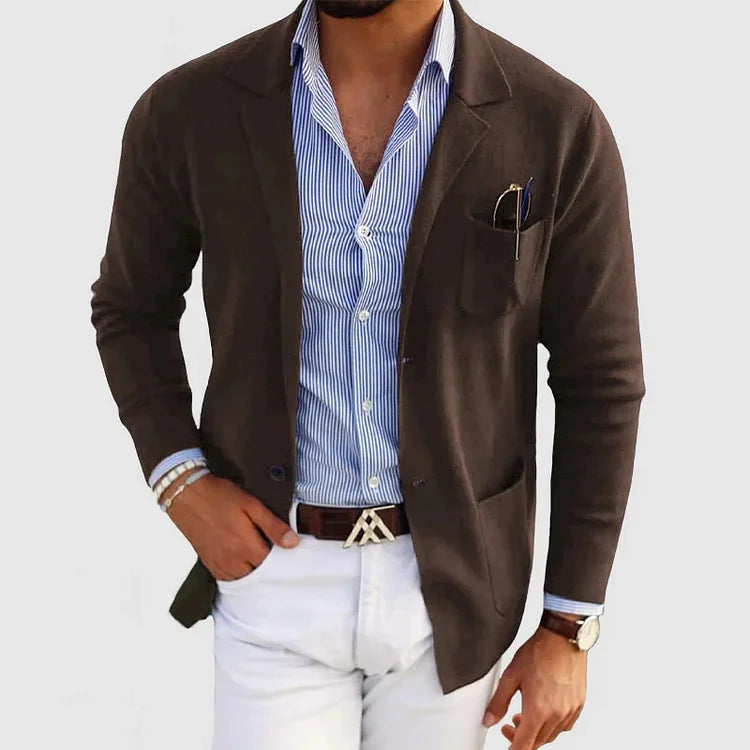 LAURENT MONACO | BLAZER LUXUEUX POUR HOMME EN MATÉRIAU SOUPLE