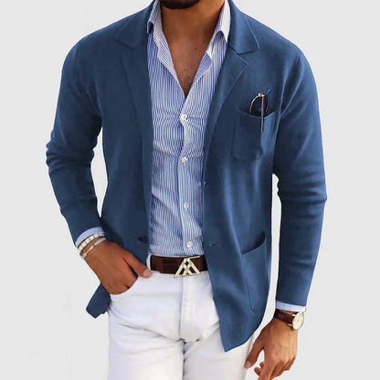 LAURENT MONACO | BLAZER LUXUEUX POUR HOMME EN MATÉRIAU SOUPLE