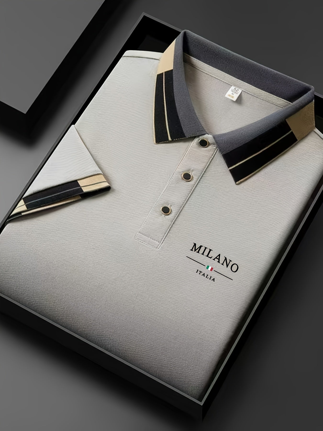 MONVIEL™ | Men's Milano Knit Polo Shirt