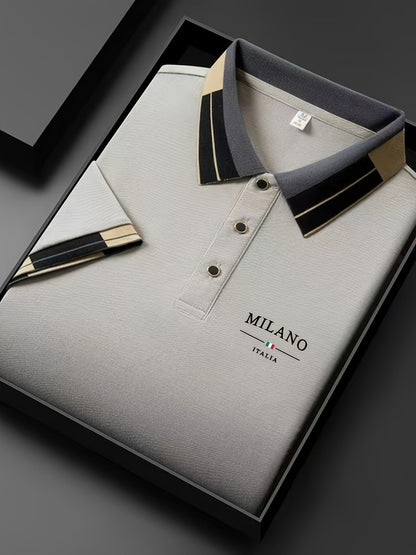 MONVIEL™ | Men's Milano Knit Polo Shirt