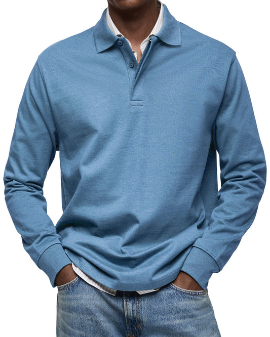 MONVIEL™ | Long Sleeve Polo Shirt