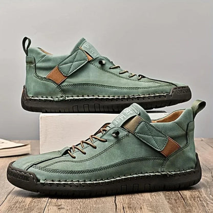 MANSSINO™ | Men's Hand-Stitched Leather Street Sneaker