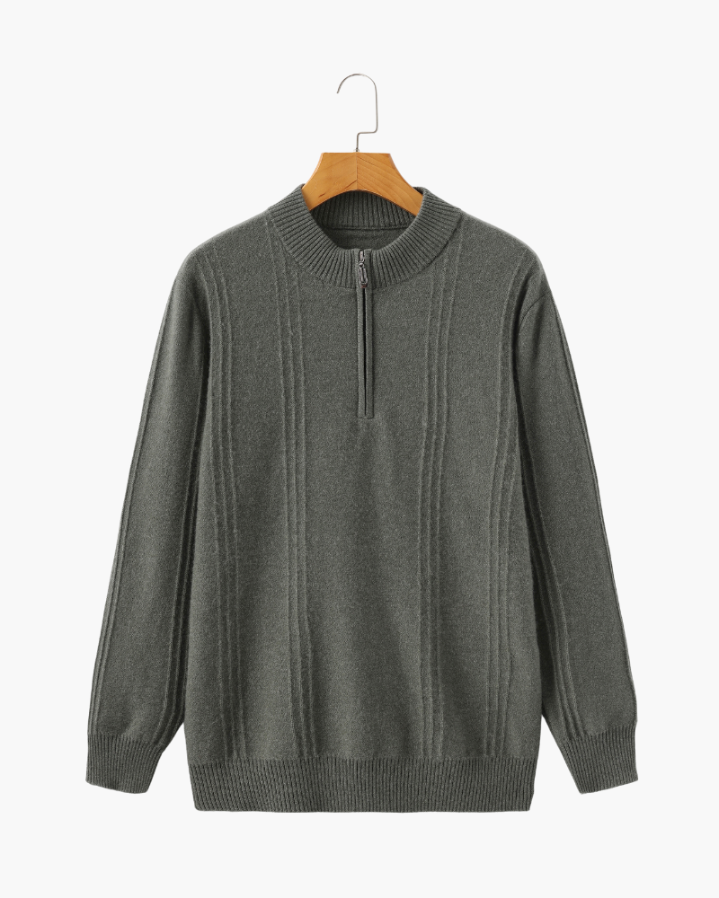 MONVIEL | RIBBED HALF-ZIP