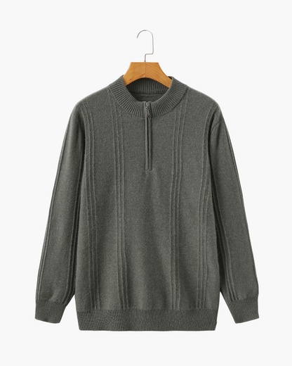 MONVIEL | RIBBED HALF-ZIP