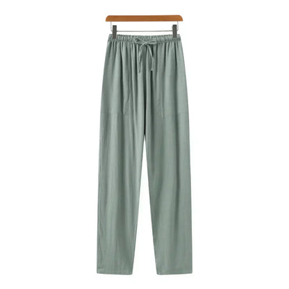 MONVIEL | Slim-fit linen trousers
