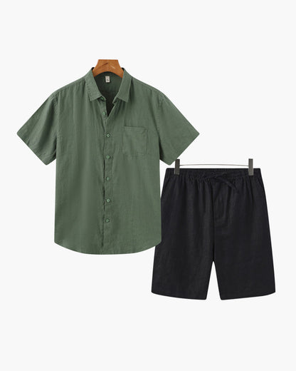 Callum™ | Ensemble en lin avec short