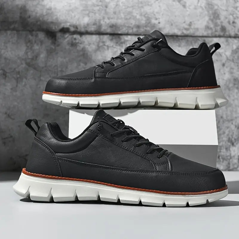MANSSINO™ | Men's Leather Orthopedic Support Sneaker