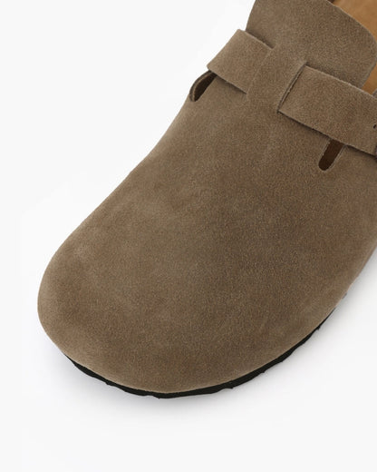 MONVIEL | Suede Clogs