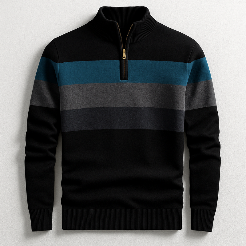 MANSSINO™ | Zip-Front Cotton Pullover