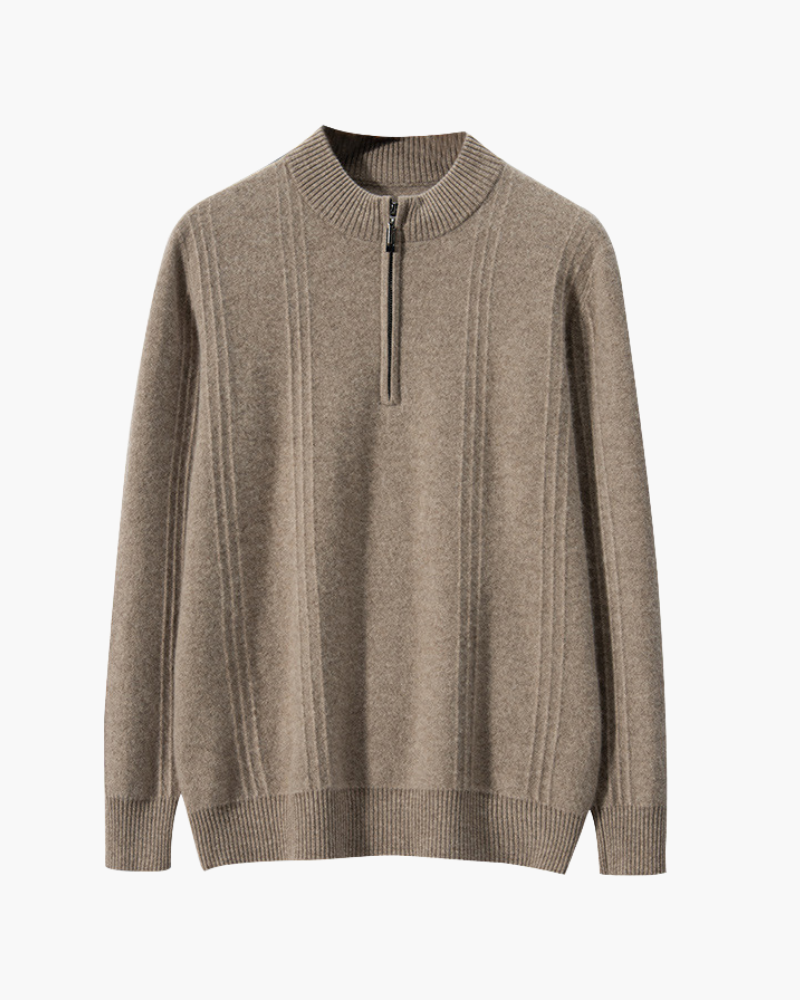 MONVIEL | RIBBED HALF-ZIP