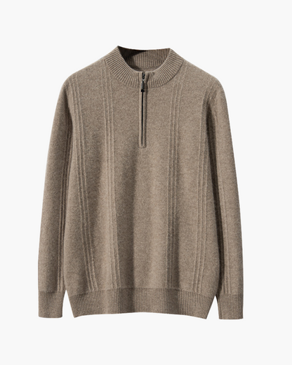 MONVIEL | RIBBED HALF-ZIP