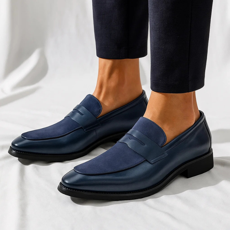 MANSSINO™ | Men's Leather Suede Formal Penny Loafer