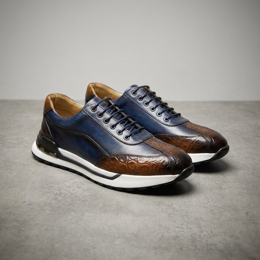 MANSSINO™ | Men's Cowhide Leather Orthopaedic Sneaker