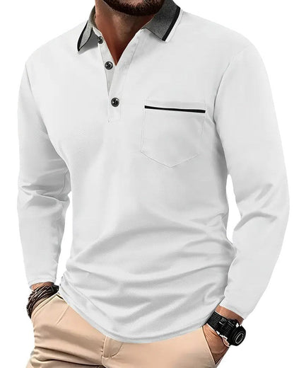 MONVIEL | Classic Long-Sleeve Polo
