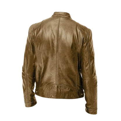 MANSSINO™ | Slim Fit Leather Jacket