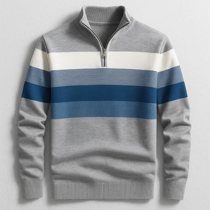 MANSSINO™ | Zip-Front Cotton Pullover