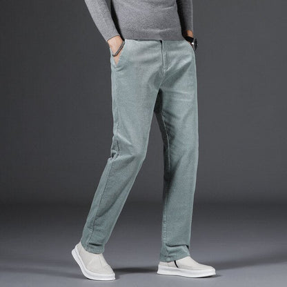 MONVIEL | Mid-rise corduroy trousers