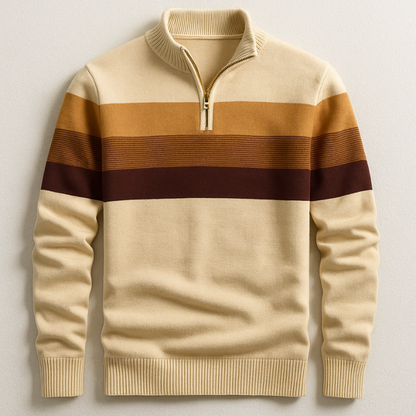 MANSSINO™ | Zip-Front Cotton Pullover